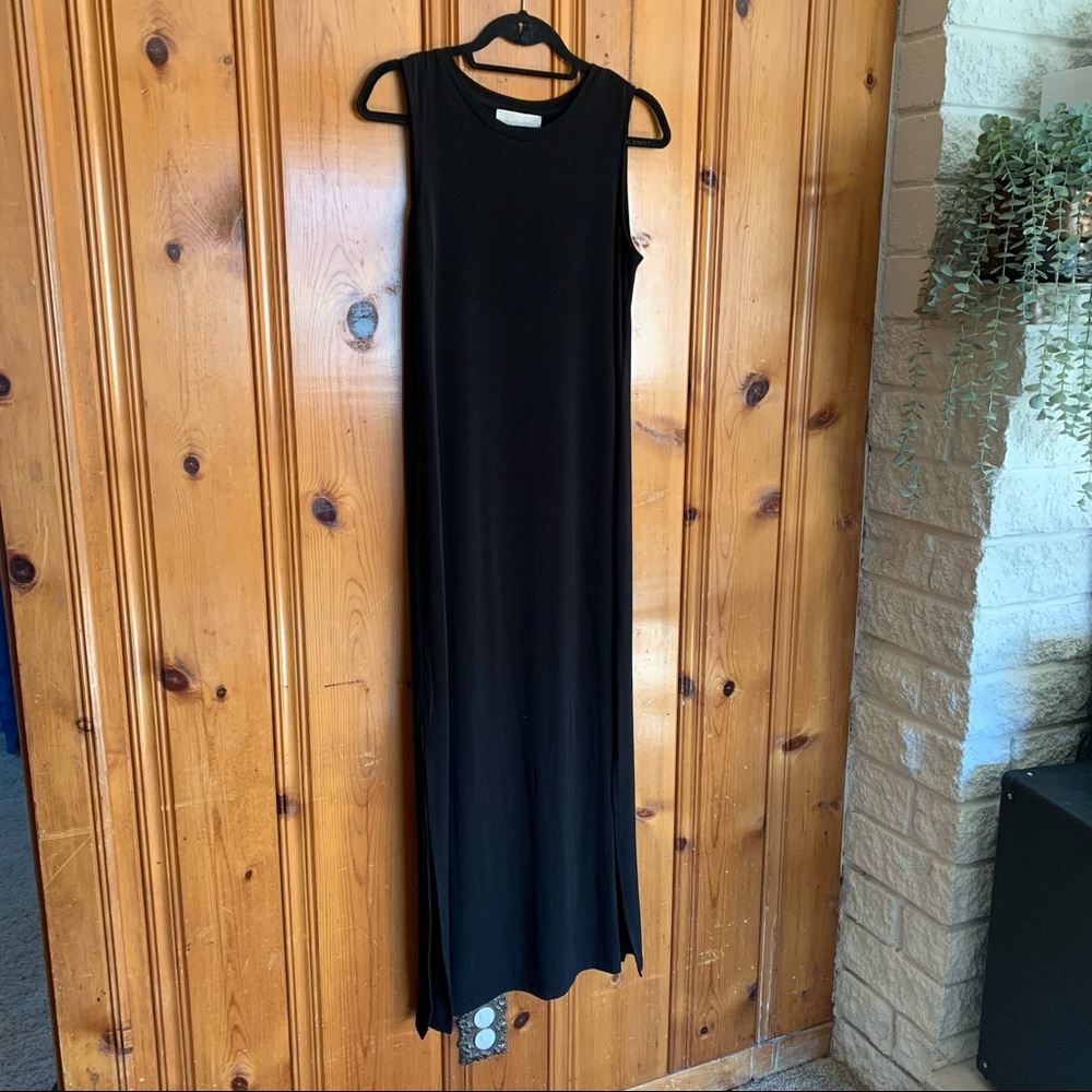 Black maxi dress